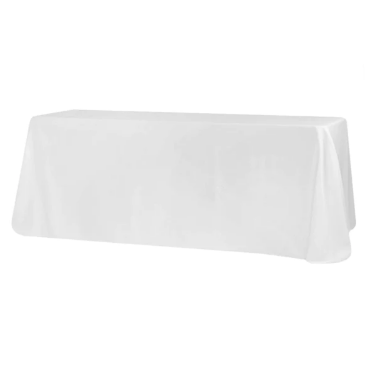 90x132 White Linen